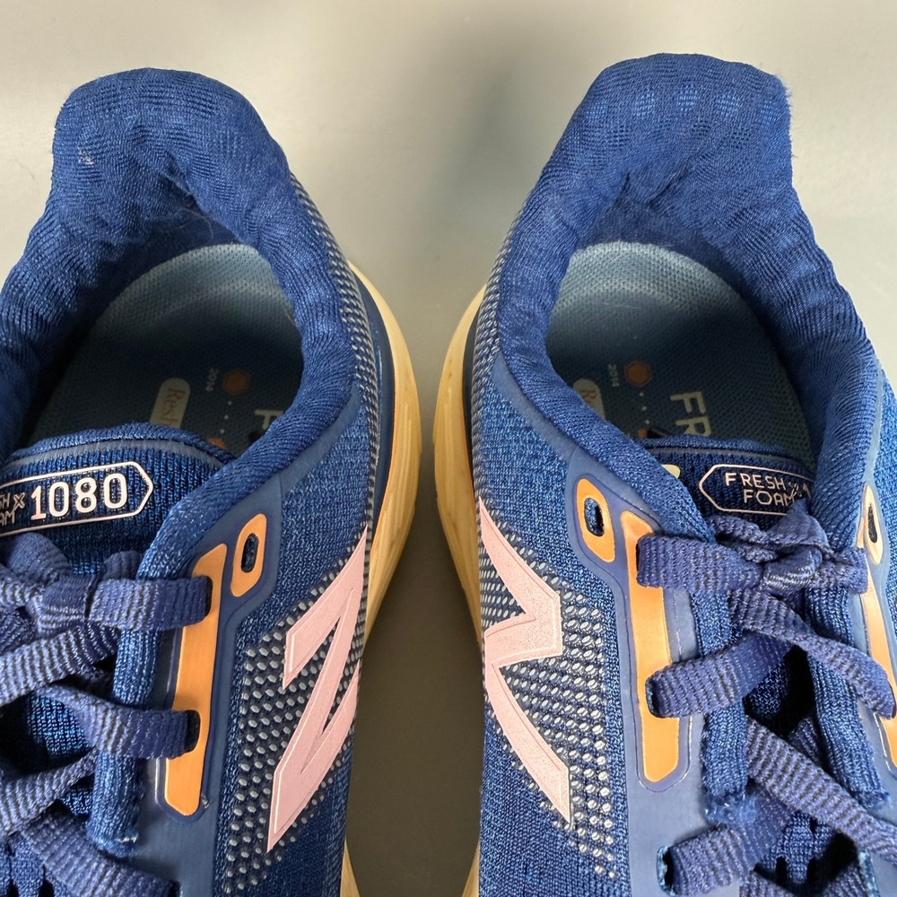 New Balance Fresh Foam X 1080v14 Womens 7 B Running Shoes Blue Trainers Sneakers - Picture 13 of 16